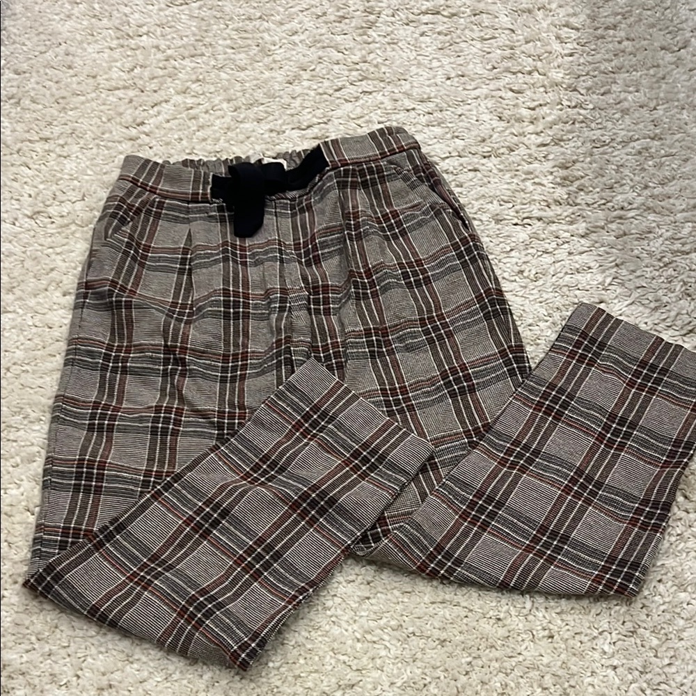 Zara girls Brown and Black Chinos with Comfortable Fit